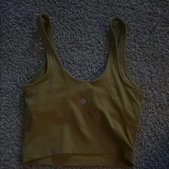 Lululemon Olive Green Women's Top - Picture 2 of 2
